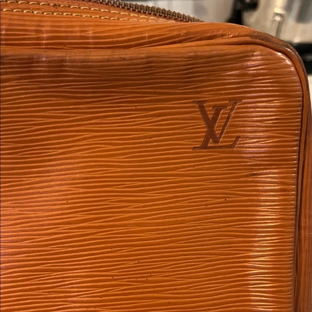 Louis Vuitton Brown Epi Document/Laptop Bag